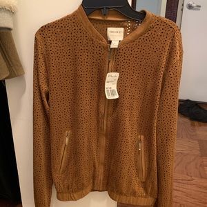 NWT Forever 21 faux suede jacket